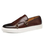 MOCASINES CON DOBLE HEBILLA